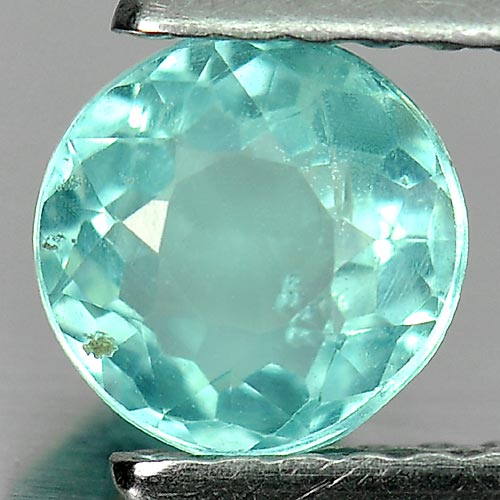 0.84 Ct. Round Shape Natural Gemstone Paraiba Color Apatite