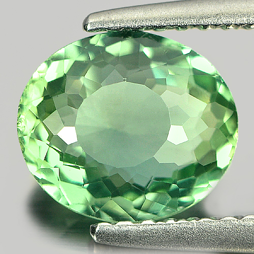 1.55 Ct. Oval Natural Gemstone Green Apatite Unheated From Tanzania