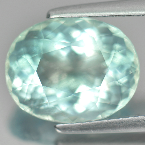 Certified 4.15 Ct. Natural Sky Blue Aquamaline Unheated