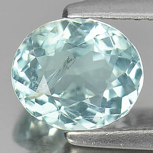 1.43 Ct. Oval Shape Natural Light Blue Aquamarine Gemstone