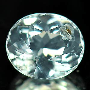 0.97 Ct. Vivid Oval Shape Natural Light Blue Aquamarine Gemstone