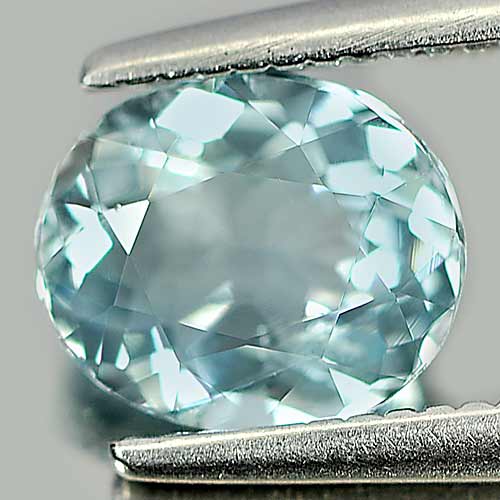 Alluring Gemstone 0.85 Ct. Oval Shape Natural Blue Aquamarine From Brazil