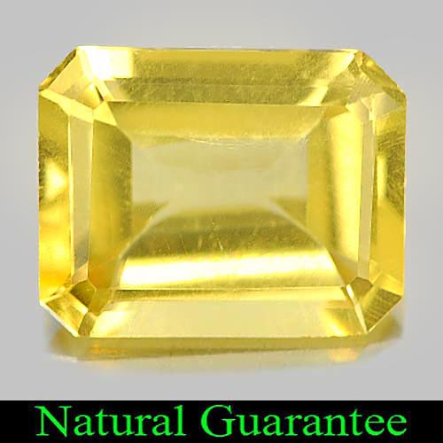 1.75 Ct. Good Octagon Shape Natural Yellow Citrine Gemstone