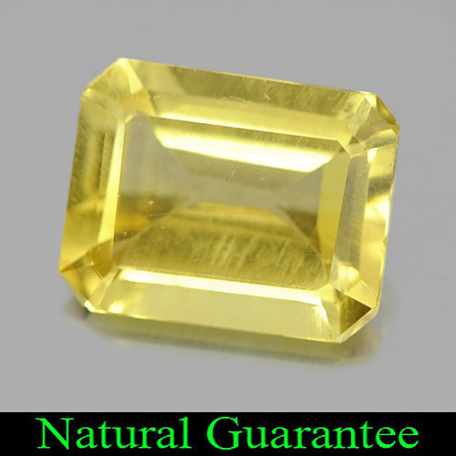 1.81 Ct. Octagon Shape Natural Yellow Citrine Gemstone Brazil