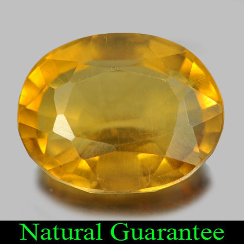 2.19 Ct. Good Oval Shape Natural Gemstone Yellow Citrine Brazil