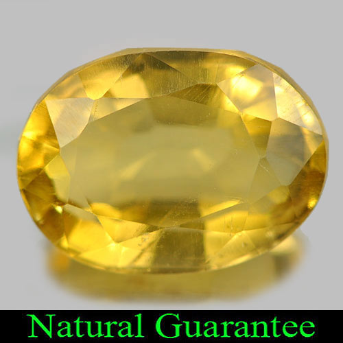 Good Color 3.46 Ct. Oval Shape Natural Gemstone Yellow Citrine Brazil