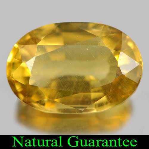 Good Cutting 3.95 Ct. Oval Shape Natural Gem Yellow Citrine Unheated