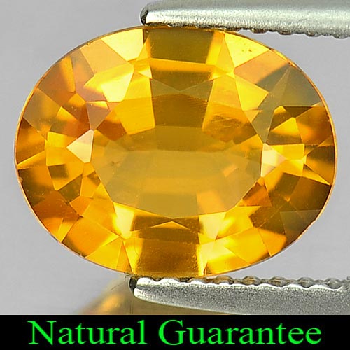 1.99 Ct. Clean Nice Oval Natural Gem Yellow Gold Citrine Unheated