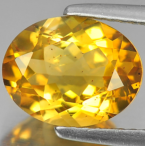 2.29 Ct. Nice Color Oval Shape Natural Gem Yellow Citrine Unheated Brazil