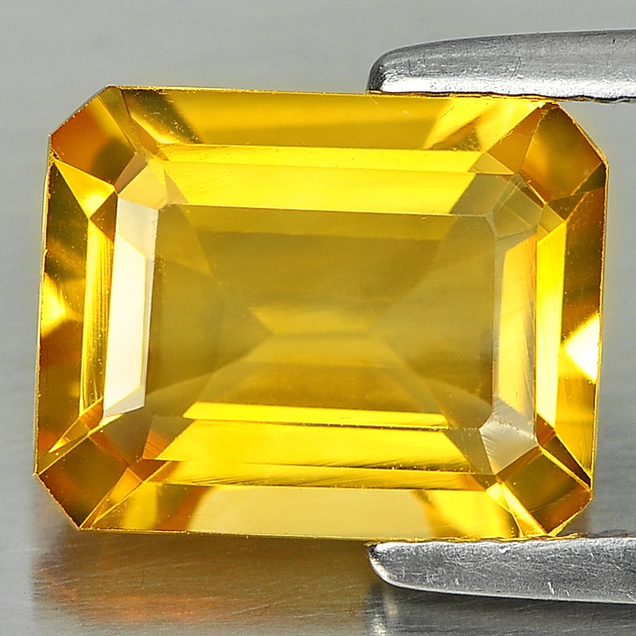 2.82 Ct. Charming Octagon Shape Natural Gem Yellow Color Citrine Unheated