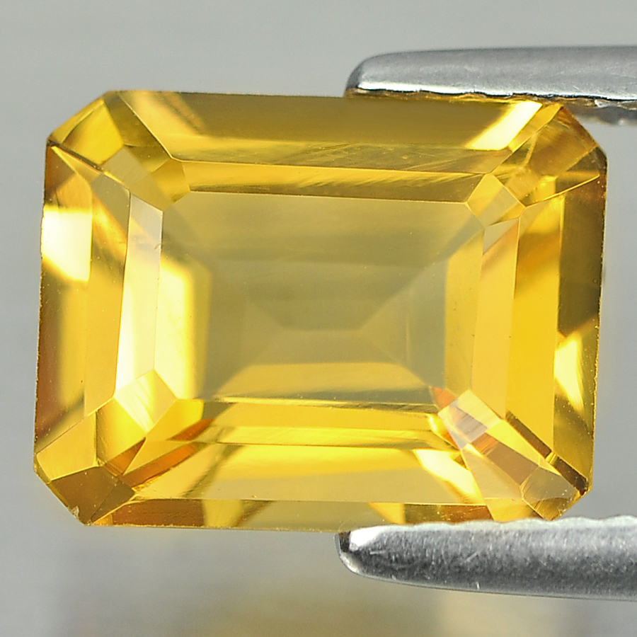 2.83 Ct. Stunning Octagon Shape Natural Gemstones Yellow Color Citrine