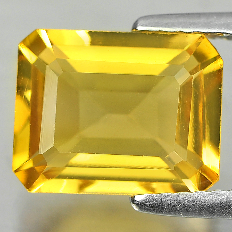 2.75 Ct. Attractive Octagon Shape Natural Yellow Color Citrine Unheated