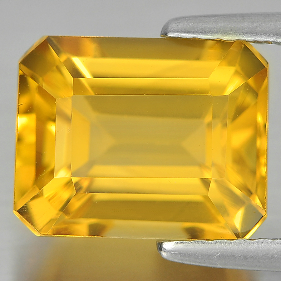 Attractive 3.60 Ct. Octagon Shape Natural Yellow Color Citrine Unheated