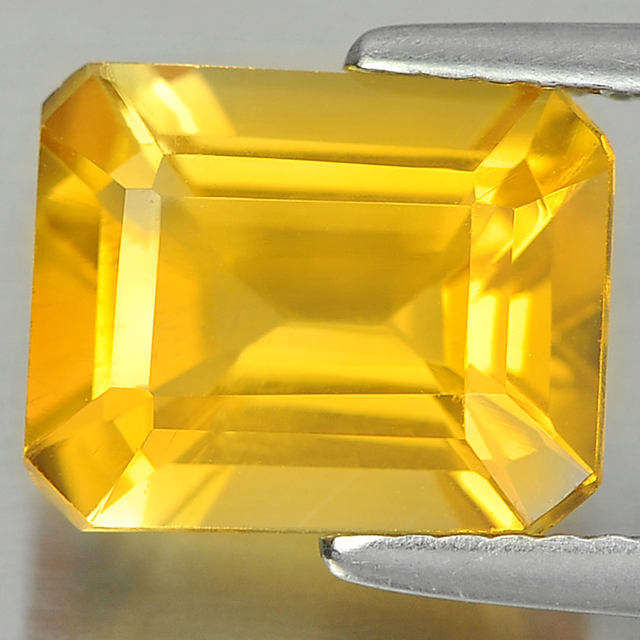 Charming 2.98 Ct. Octagon Shape Natural Yellow Citrine Unheated