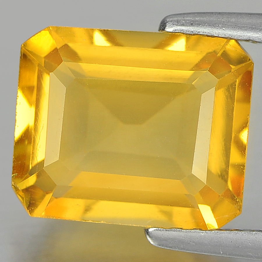 3.19 Ct. Genuine Gemstone Natural Yellow Citrine Octagon Shape