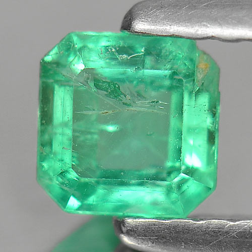 0.36 Ct. Luminous Natural Rich Green Emerald Unheated