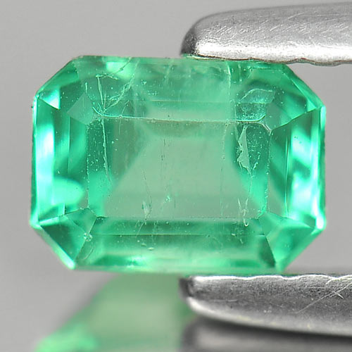 0.46 Ct. Alluring Natural Rich Green Emerald Unheated