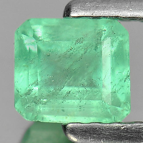 0.49 Ct. Charming Octagon Natural Gem Green Emerald Unheated