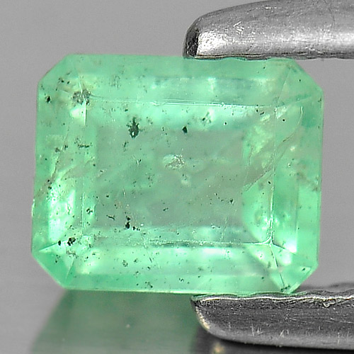 0.44 Ct. Good Color Octagon Natural Gem Green Emerald Unheated