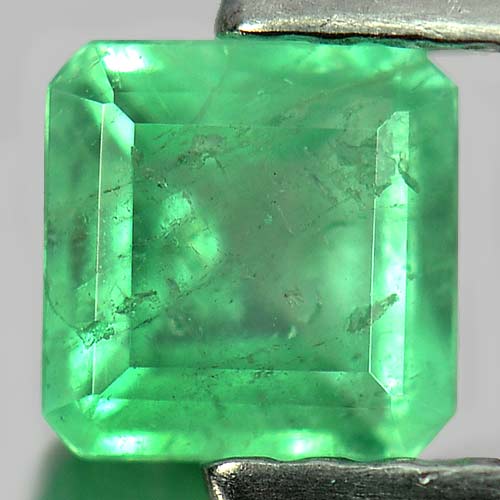 0.43 Ct. Alluring Octagon Natural Gem Green Emerald Unheated