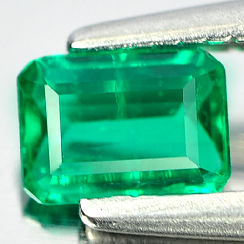 0.26 Ct. Octagon Shape Natural Gem Green Emerald Columbia