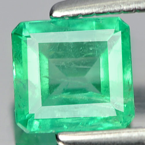 0.47 Ct. Octagon Shape Natural Gemstone Green Emerald Unheated