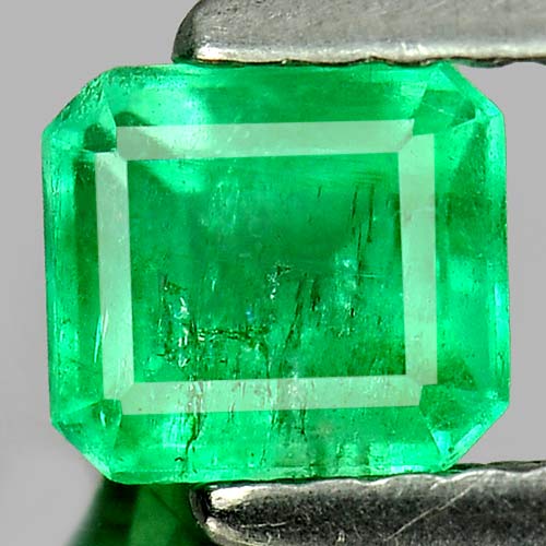 Unheated 0.62 Ct. Octagon Shape Natural Gemstone Green Emerald