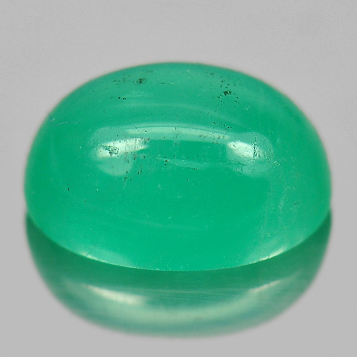 1.14 Ct. Matey Natural Green Emerald Gemstone Oval Cabochon