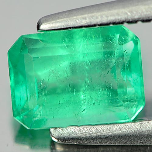 0.50 Ct. Natural Green Emerald Gemstone Octagon Shape Unheated