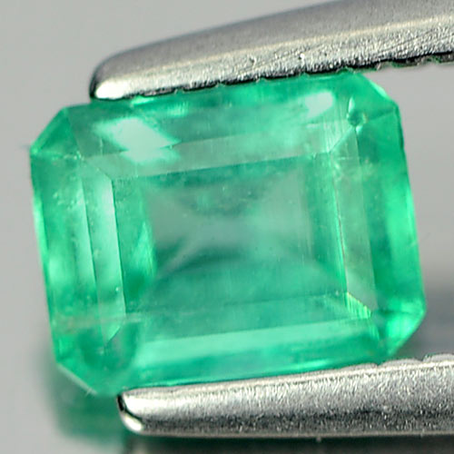 0.47 Ct. Natural Green Emerald Gemstone Octagon Shape