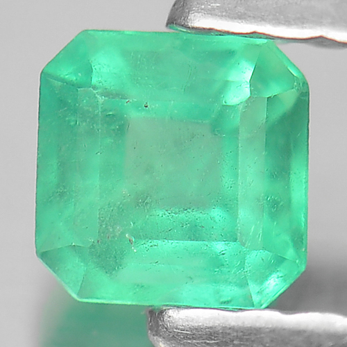 0.27 Ct. Octagon Shape Natural Gem Green Emerald From Columbia