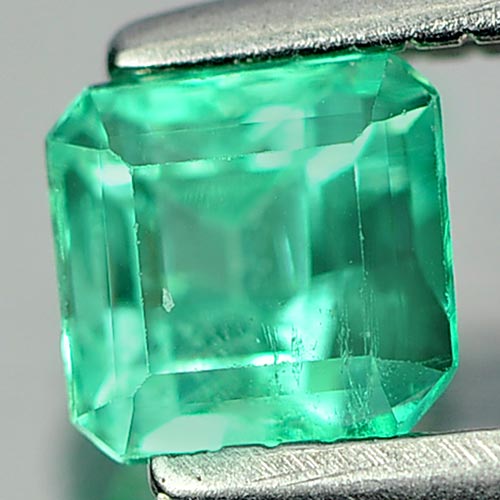 0.39 Ct. Octagon Shape Natural Gem Green Emerald Columbia