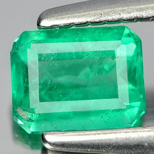 0.33 Ct. Octagon Shape Natural Green Emerald Gemstone
