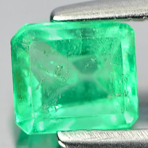 0.46 Ct. Natural Gemstone Green Emerald Octagon Shape Unheated