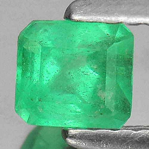 0.40 Ct. Octagon Shape Natural Gem Green Emerald Unheated