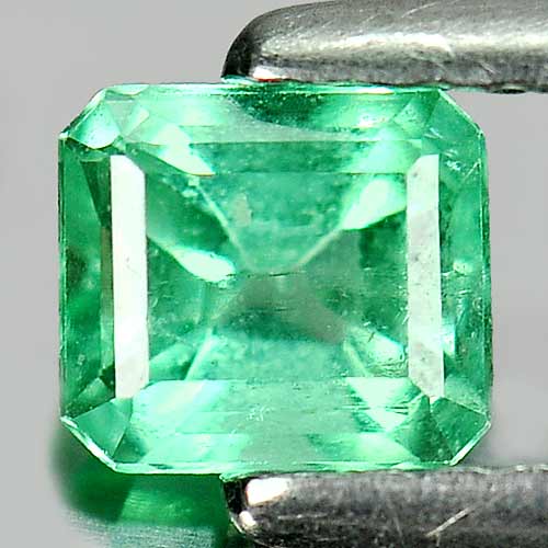 0.41 Ct. Good Octagon Natural Gemstone Green Emerald Unheated