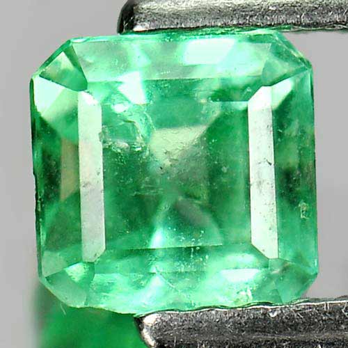 Unheated 0.70 Ct. Charming Octagon Natural Gem Green Emerald