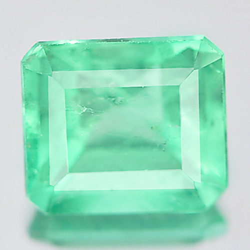 0.46 Ct. Natural Gemstone Green Emerald Octagon Shape Unheated