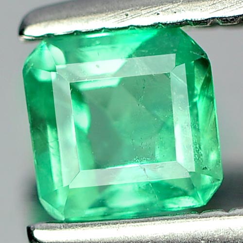 0.27 Ct. Attractive Octagon Natural Gemstone Green Emerald Unheated
