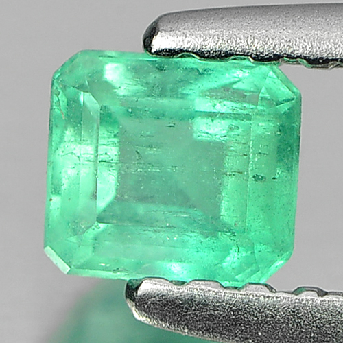 0.27 Ct. Natural Gem Green Emerald Octagon Shape Unheated