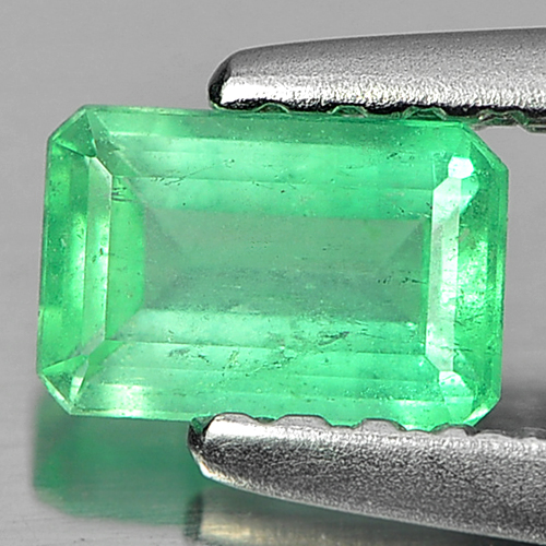 0.30 Ct. Natural Gemstone Green Emerald Octagon Shape Unheated