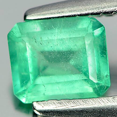 0.30 Ct. Natural Gemstone Green Emerald Octagon Shape Unheated