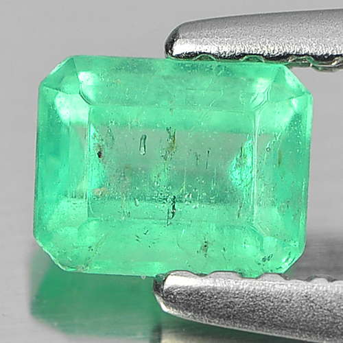 0.43 Ct. Natural Gemstone Green Emerald Octagon Shape Unheated
