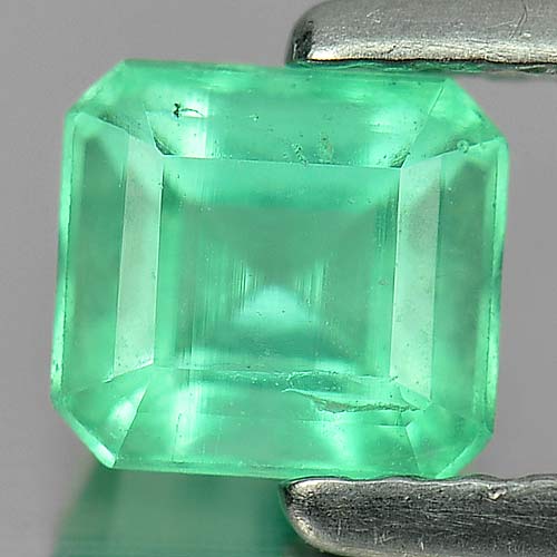0.26 Ct. Alluring Octagon Natural Gemstone Green Emerald Unheated