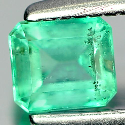 0.28 Ct. Natural Green Emerald Gemstone Octagon Cut Unheated