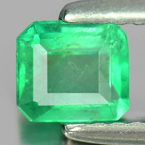 0.42 Ct. Natural Green Emerald Gemstone Octagon Shape Unheated