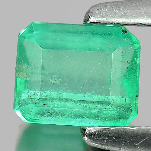 0.41 Ct. Octagon Shape Natural Gemstone Green Emerald Unheated
