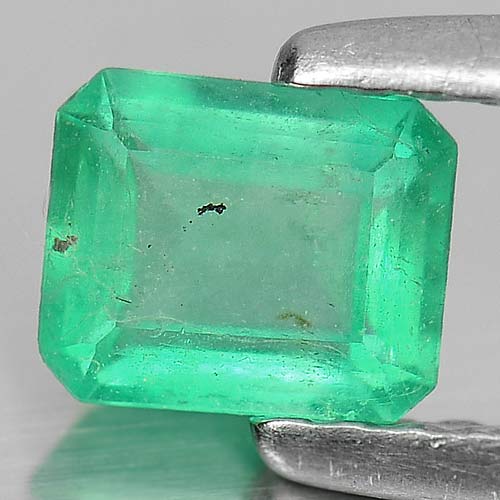 0.46 Ct. Good Octagon Shape Natural Gem Green Emerald Unheated
