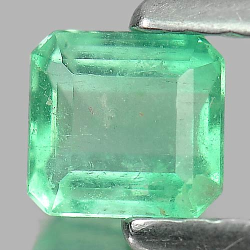 0.34 Ct. Nice Octagon Natural Gemstone Green Emerald Unheated