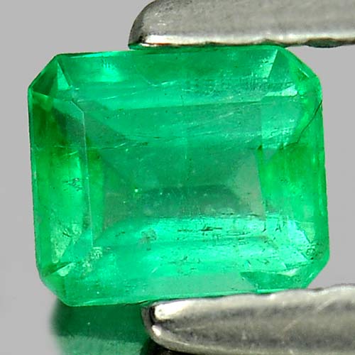 0.36 Ct. Octagon Shape Natural Green Emerald Gemstone